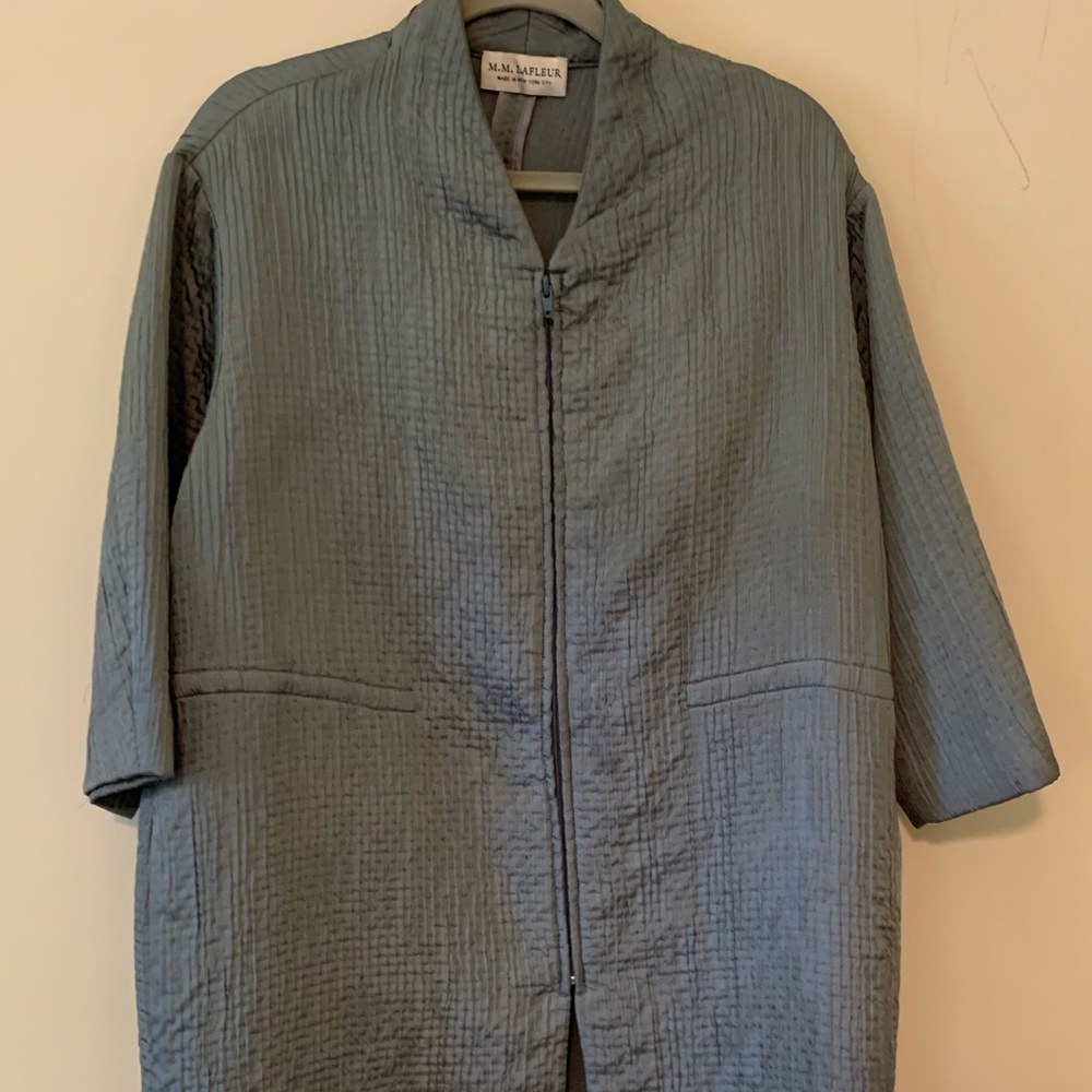 MM LaFleur Silk Silver/Gray Jacket